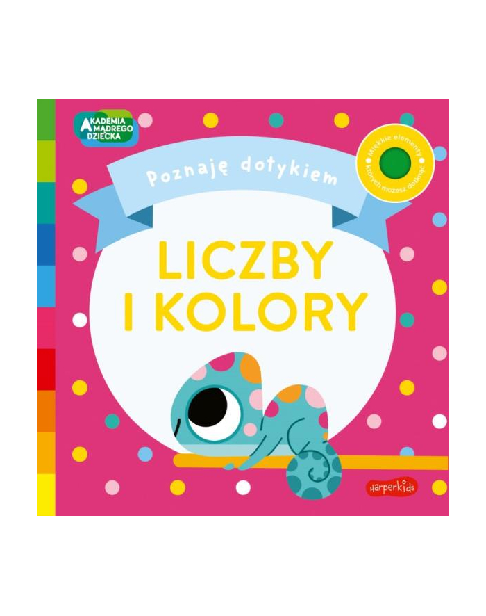 harpercollins Książka Akademia Mądrego Dziecka. Poznaję dotykiem. Liczbu i Kolory główny