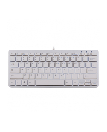 R-GO Tools Ergo Compact-Tastatur QWERTZ Biała (RGOECQZW)