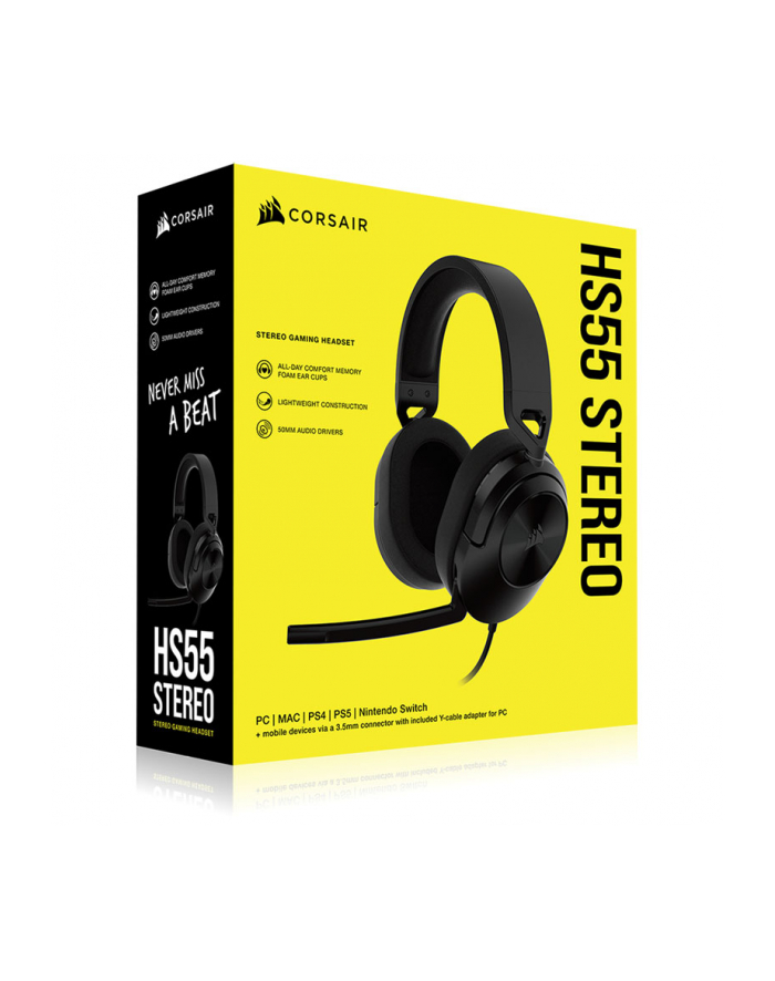 Corsair HS55 Stereo Carbon (CA9011260EU) główny