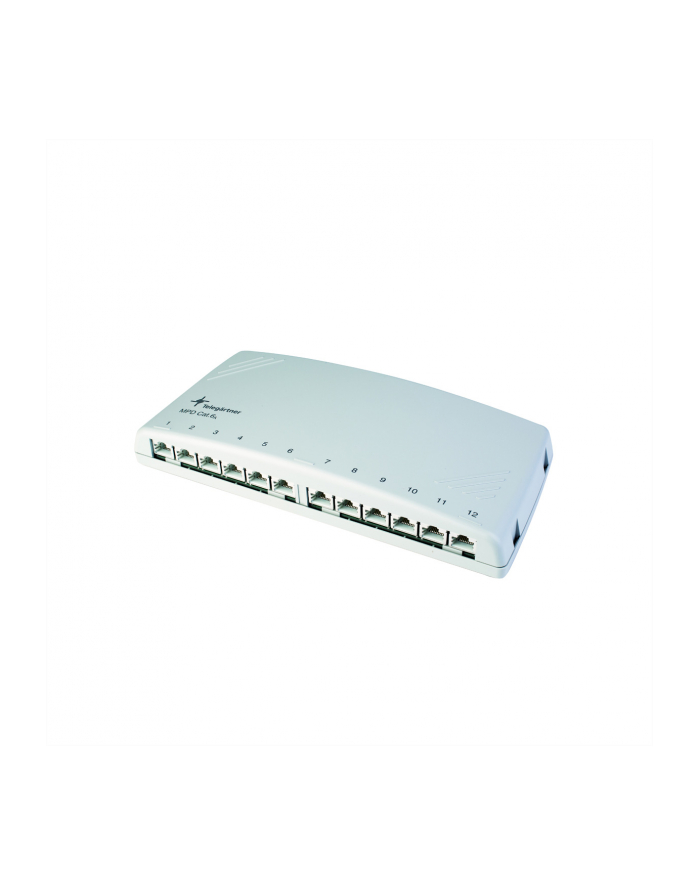 TELEGAERTNER ROZDZIELACZ W WERSJI MINI MPD12-HS K, 10000 MB/S, 12 PORTÓW LAN, LSA (J02022A0052) główny