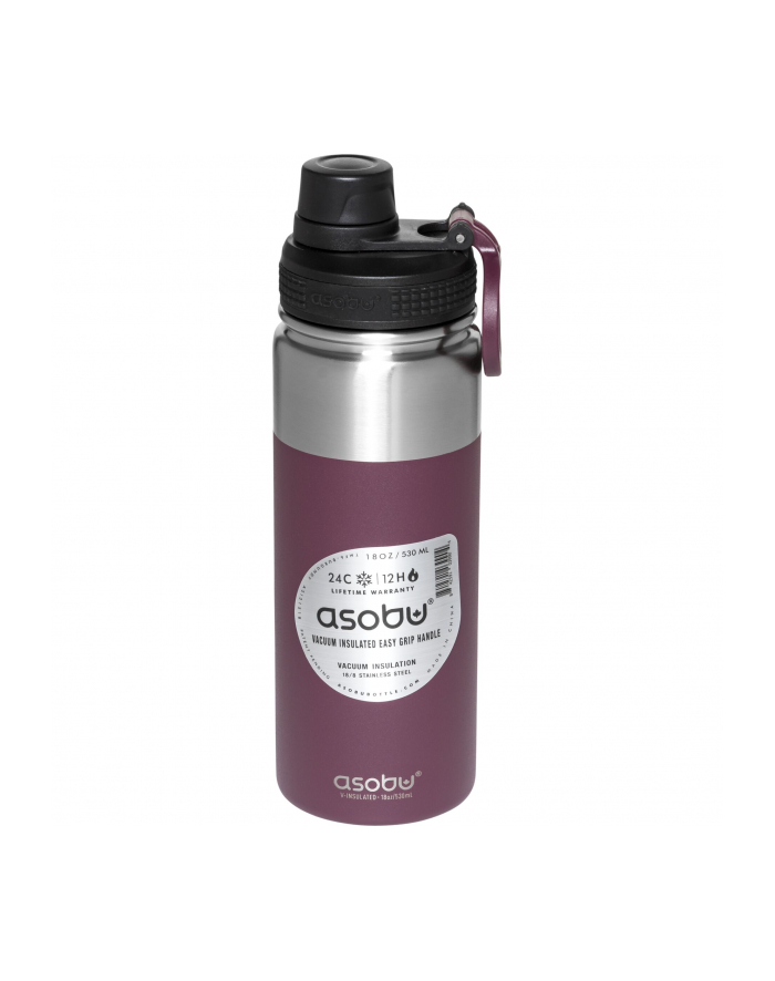 Asobu Podróżna Butelka 530 Ml Alpine Flask Burgundy główny