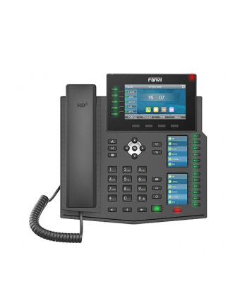 Fanvil X6U | Telefon VoIP | IPV6, HD Audio, RJ45 1000Mb/s PoE, 3x wyświetlacz LCD