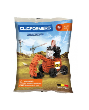 clics toys CLICFORMERS Koparka 23 elementy woreczek 809001