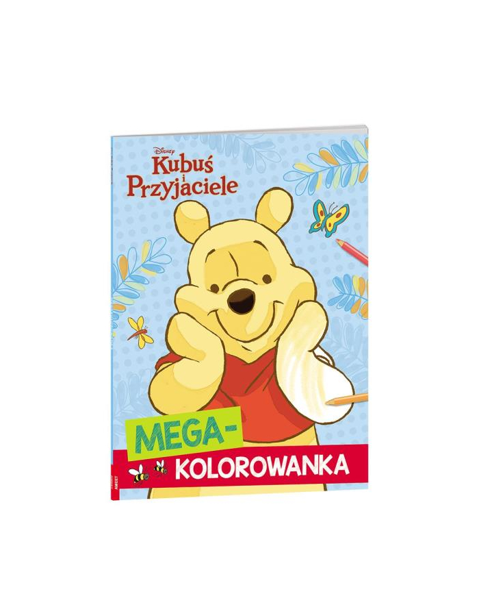 Książka Megakolorowanka Kubuś i Przyjaciele naklejki do kolorowania KOL-9104 AMEET główny
