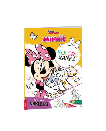 Kolorowanka z naklejkami Minnie Mouse KOLX-9102 AMEET
