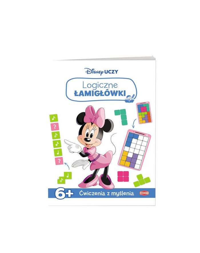 ameet Książka Disney uczy. Minnie. Logiczne łamigłówki ŁAM-9303 główny