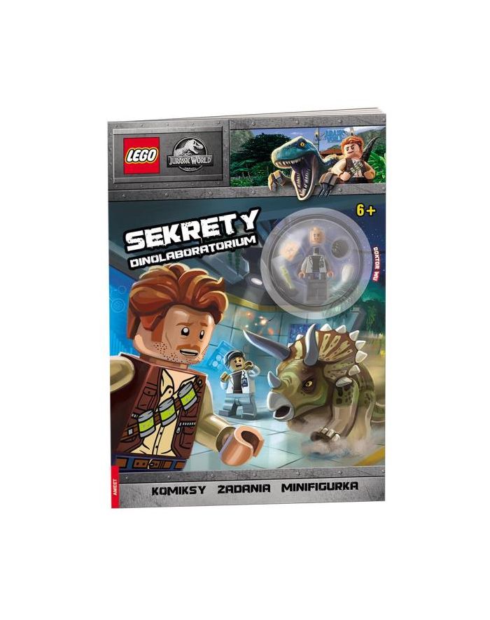 ameet Książka LEGO Jurassic World. Sekrety Dinolaboratorium LNC-6203 główny