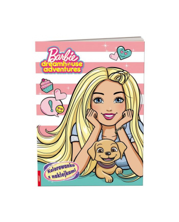 ameet Książka Barbie Dreamhouse adventures. Kolorowanka z naklejkami