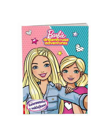 ameet Książka Barbie dreamhouse adventures. Kolorowanka z naklejkami NA-1202