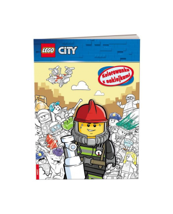 ameet Książka LEGO CITY. Kolorowanka z naklejkami NA-6001