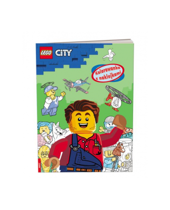 ameet Kolorowanka z naklejkami LEGO CITY NA-6002