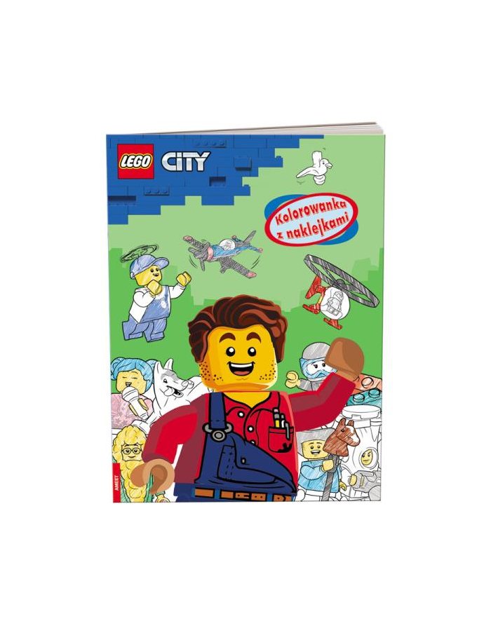 ameet Kolorowanka z naklejkami LEGO CITY NA-6002 główny
