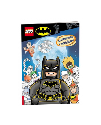 ameet Książka LEGO BATMAN. Kolorowanka z naklejkami NA-6450
