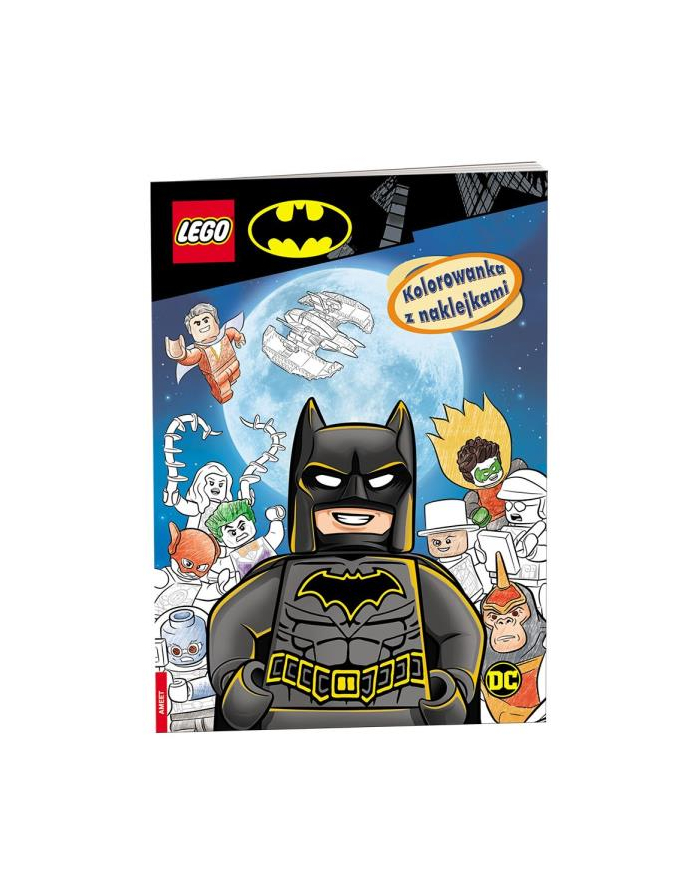 ameet Książka LEGO BATMAN. Kolorowanka z naklejkami NA-6450 główny