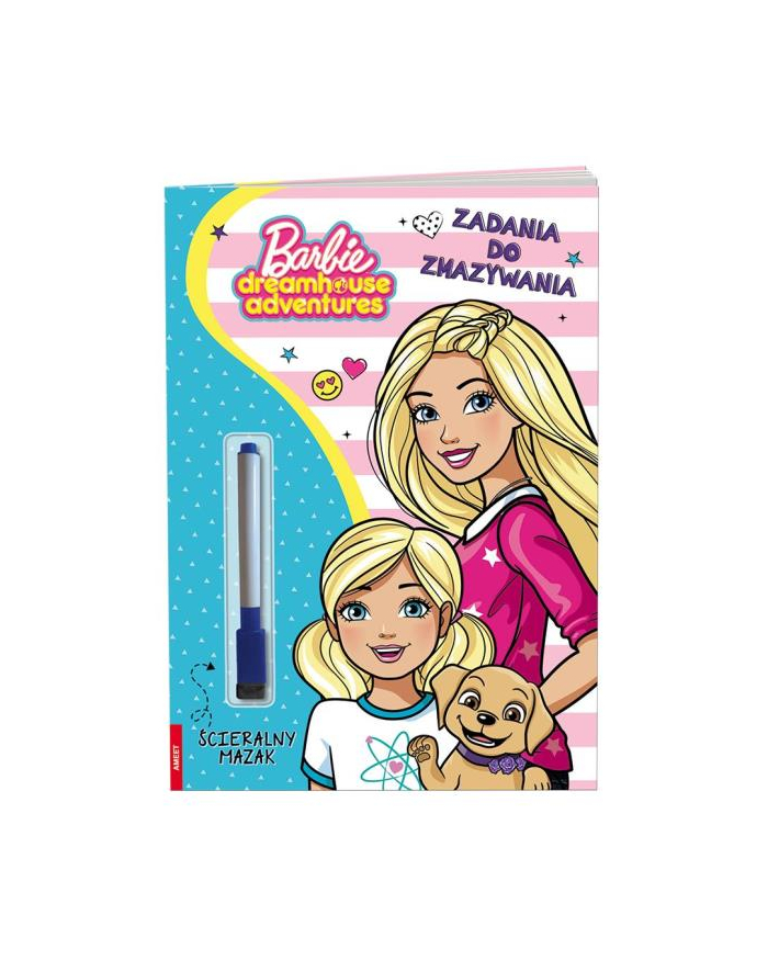ameet Książka Barbie Dreamhouse Adventures. Zadania do zmazywania PTC-1201 główny