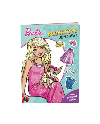 ameet Książka Barbie. Brokatowe ubieranki SDLB-1101