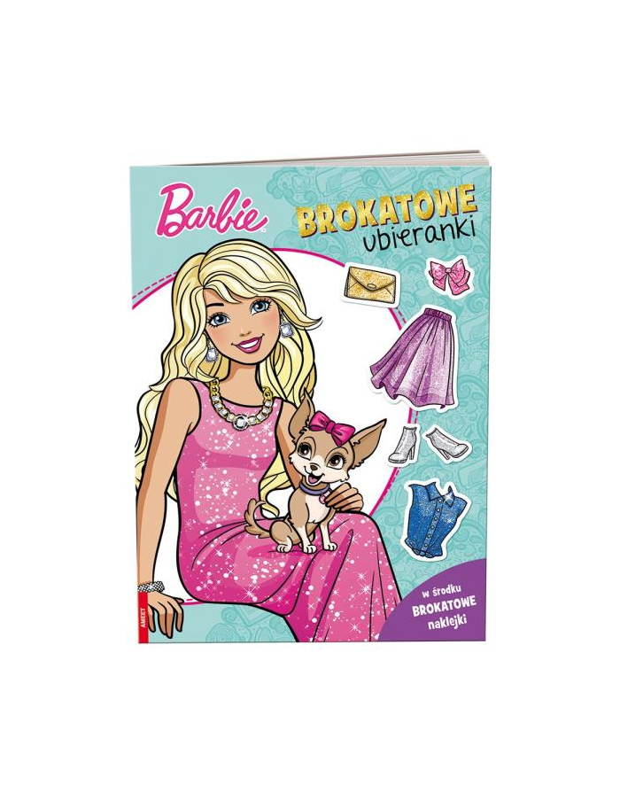 ameet Książka Barbie. Brokatowe ubieranki SDLB-1101 główny