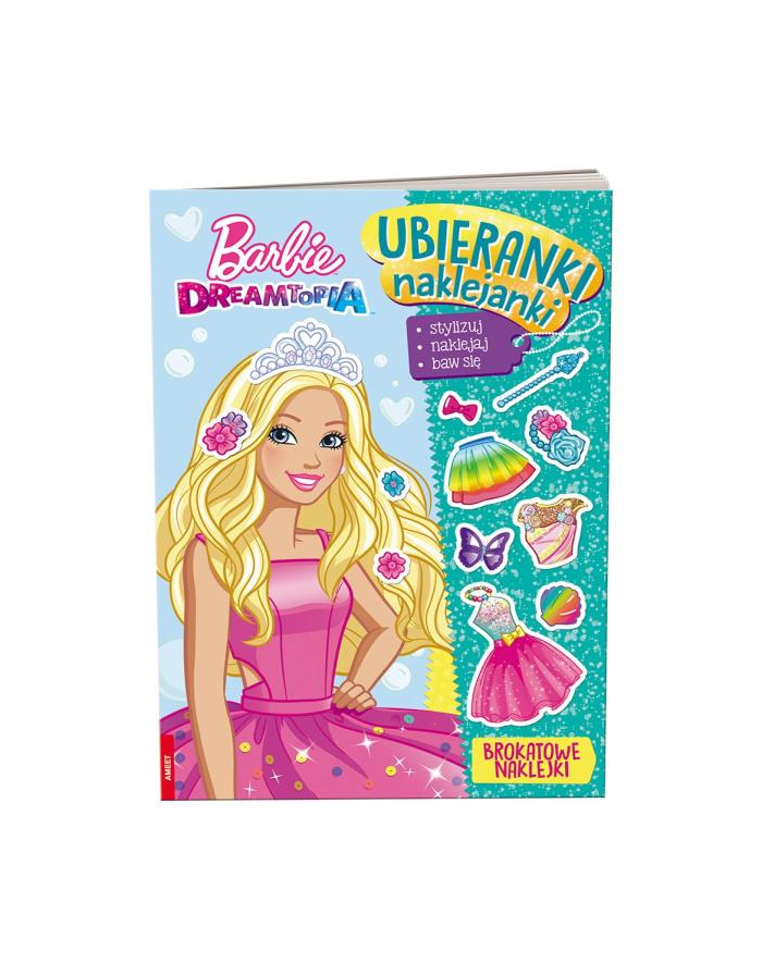 Książka Barbie. Dreamtopia. Ubieranki naklejanki SDU-1401 AMEET główny