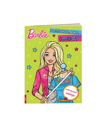 Książka Barbie Projektantka mody kolorowanka i naklejki TEM-1103 AMEET