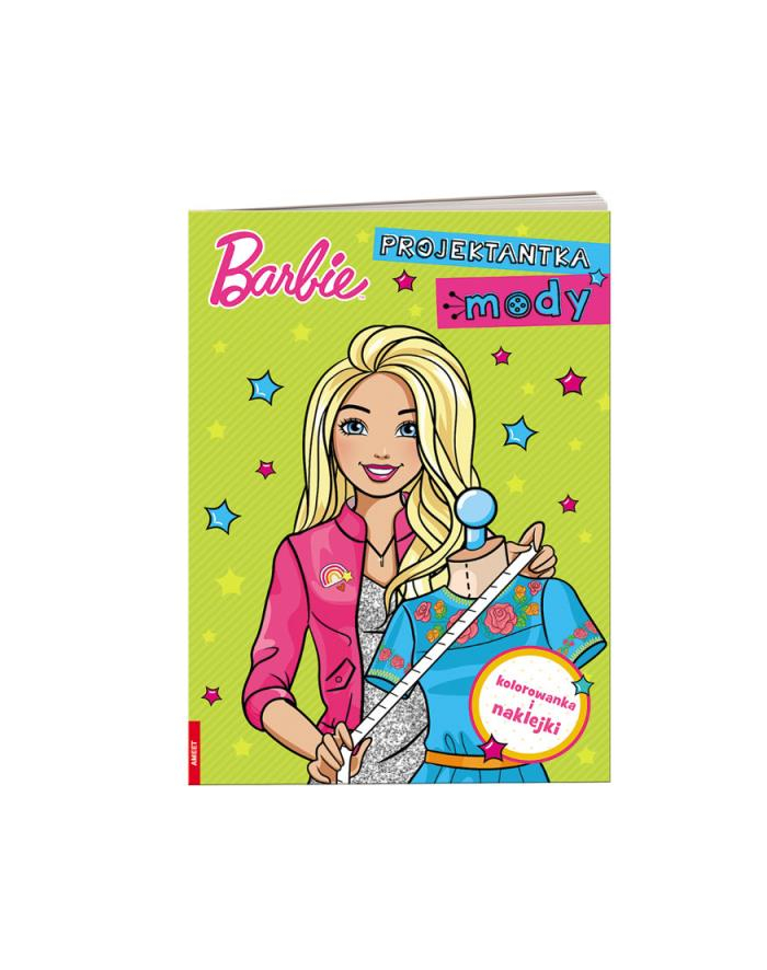 Książka Barbie Projektantka mody kolorowanka i naklejki TEM-1103 AMEET główny