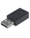 Adapter USB Manhattan USB-C - USB-A Czarny (354653) - nr 3
