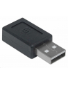 Adapter USB Manhattan USB-C - USB-A Czarny (354653) - nr 9