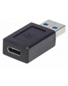 Adapter USB Manhattan USB-C - USB-A Czarny (354714) - nr 11