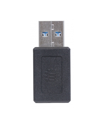 Adapter USB Manhattan USB-C - USB-A Czarny (354714)