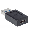 Adapter USB Manhattan USB-C - USB-A Czarny (354714) - nr 4