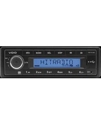 VDO TR722U-BU 24V Tuner/AUX/USB