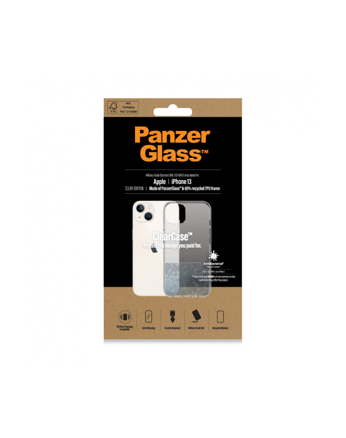 Obudowa dla telefonów komórkowych PanzerGlass ClearCase na Apple iPhone 13 (0313) przezroczysty główny