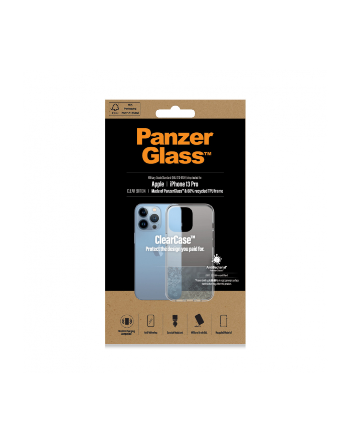 Obudowa dla telefonów komórkowych PanzerGlass ClearCase na Apple iPhone 13 Pro (0322) przezroczysty główny