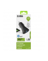 SBS Ładowarka Samochodowa Usb Type-C 3A + Usb-A 2,1A Czarny (TECRTC1USB2AUL) - nr 9