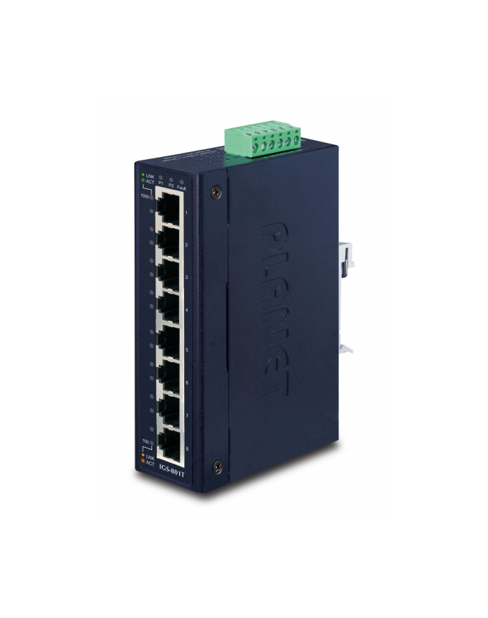 PLANET IGS-801T Przemysłowy Switch 8 port Gigabit główny