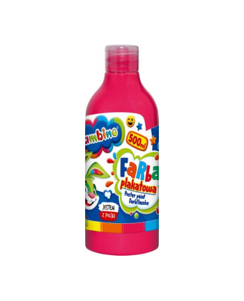 majewski Farba plakatowa w butelce 500 ml różowa bambino