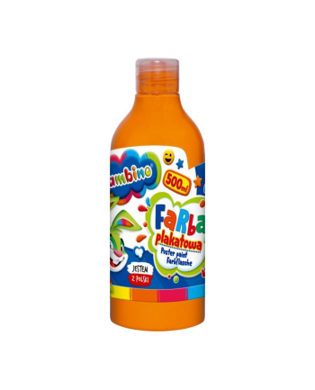 majewski Farba plakatowa w butelce 500 ml pomarańczowa bambino