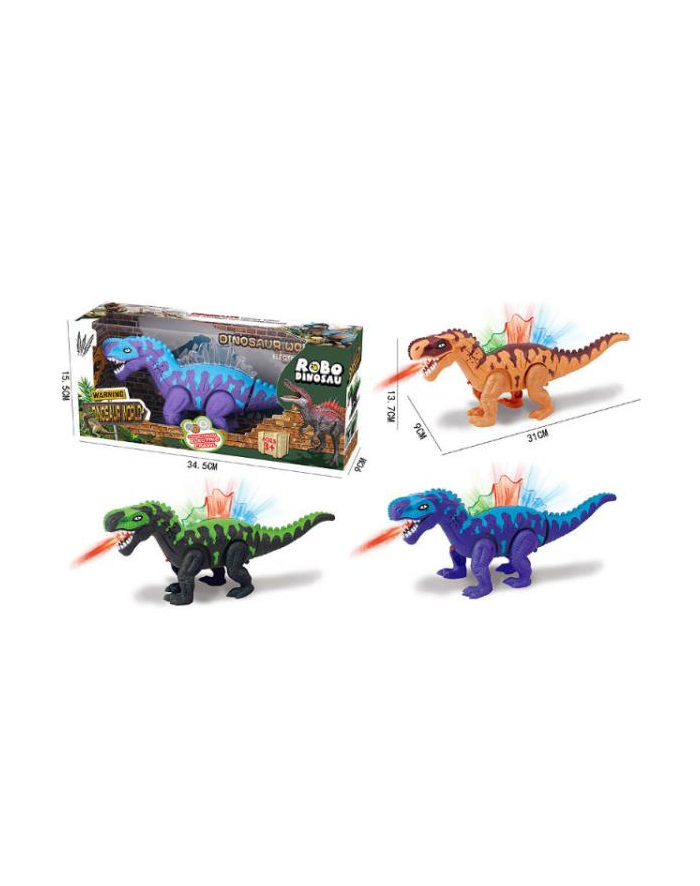 bigtoys Dinozaur na baterie światło, dźwięk BM8135 główny