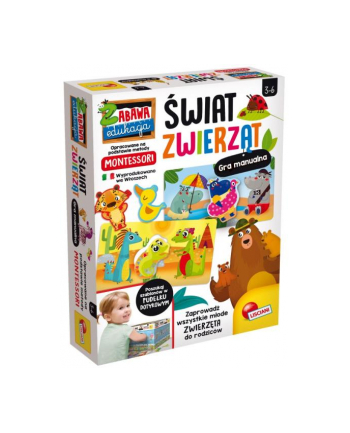 lisciani giochi Montessori Świat zwierząt 85613 LISCIANI