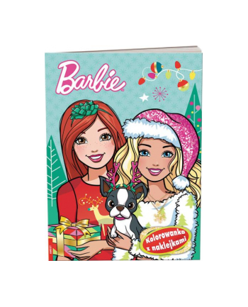Książka Barbie. Kolorowanka z naklejkami NA-1110 AMEET