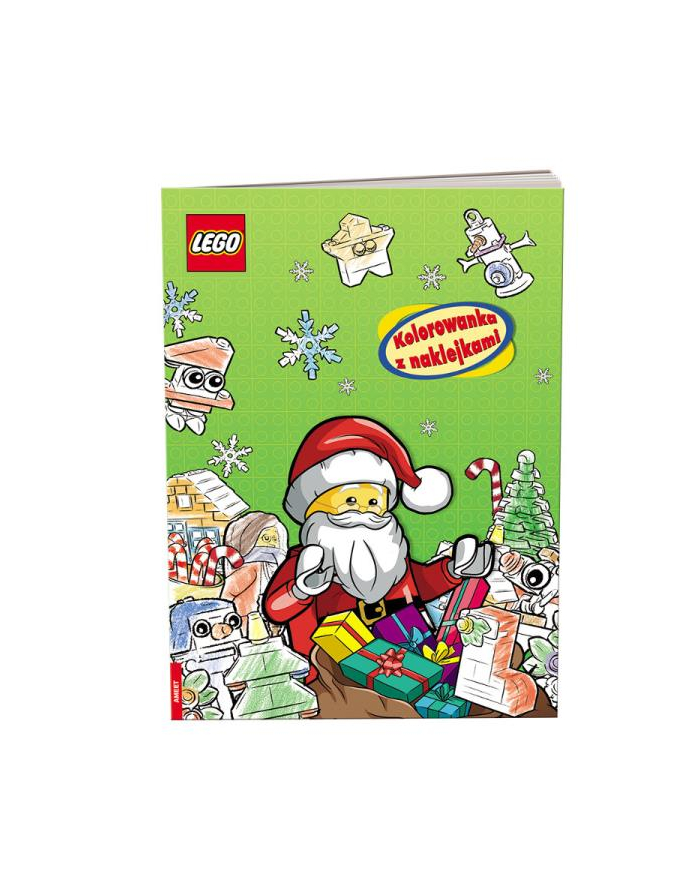 ameet Książka LEGO ICONIC. Kolorowanka z naklejkami NA-6602 główny