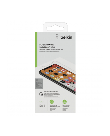 belkin Szkło hartowane ScreenForce Invisiglass Ultra do iPhone 11 Pro, XS, X - anty-mikrobiologiczne