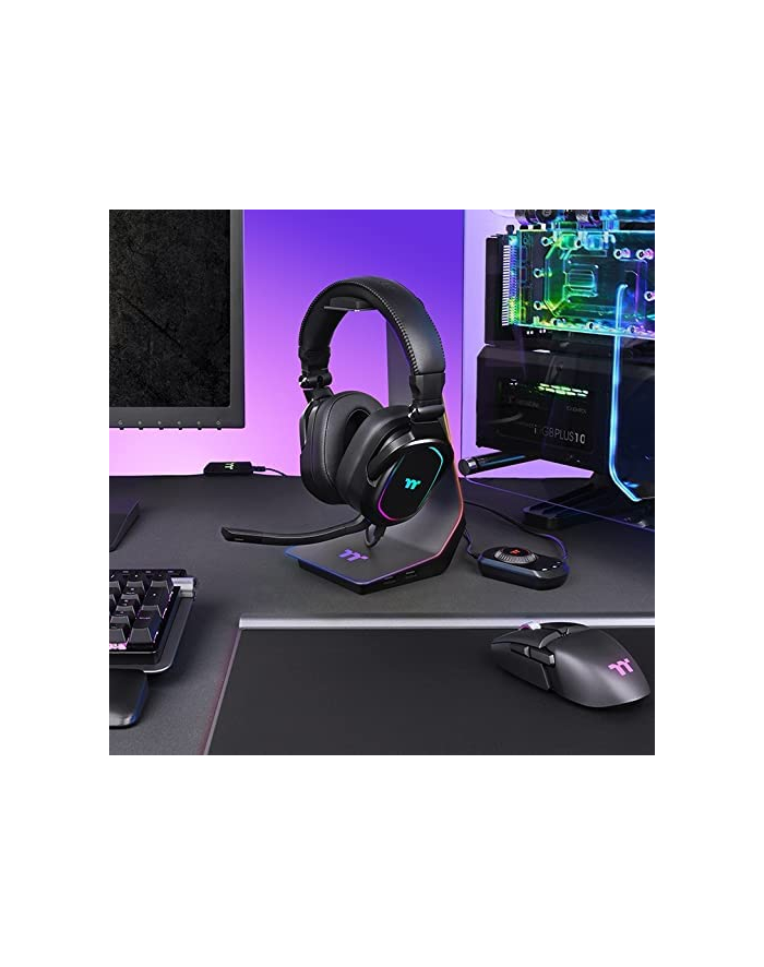 Thermaltake Argent H5 RGB 7.1, gaming headset (Kolor: CZARNY, jack) główny