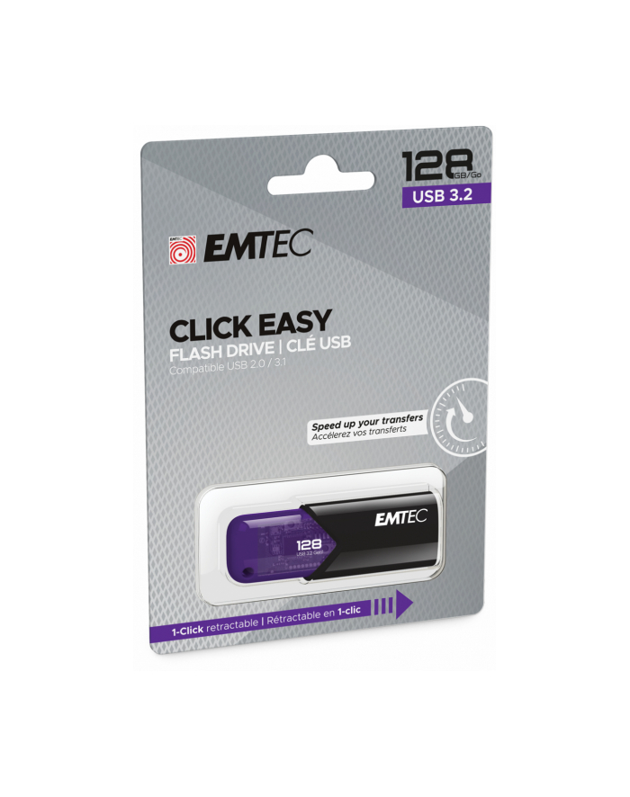 Emtec B110 Click Easy 128 GB USB stick (violet/Kolor: CZARNY, USB-A 3.2 Gen 1) główny