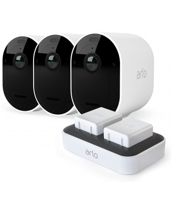 Arlo Pro4 Spotlight, surveillance camera (Kolor: BIAŁY, set of 3)