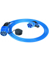 Mennekes charging cable Mode 3, Type 2, 20A, 1PH (blue/Kolor: CZARNY, 4 meters) - nr 1
