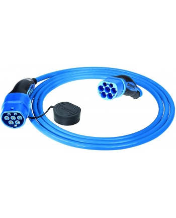 Mennekes charging cable Mode 3, Type 2, 20A, 1PH (blue/Kolor: CZARNY, 4 meters)