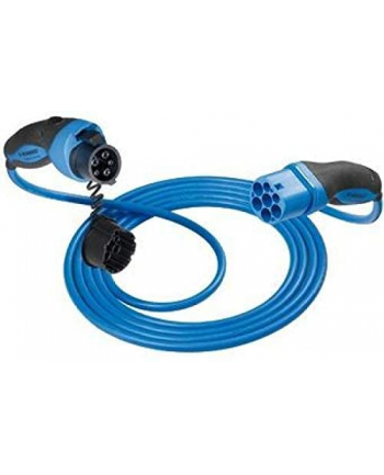 Mennekes charging cable Mode 3, Type 2 > Type 1, 20A, 1PH (blue/Kolor: CZARNY, 7.5 meters)