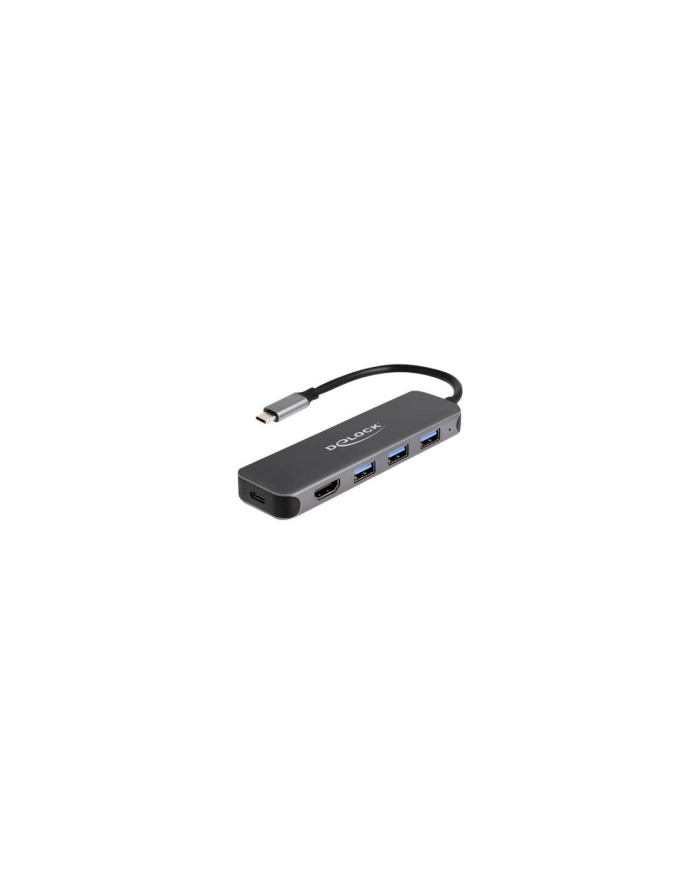 DeLOCK 3P USB Hub+4K HDMI+USB-C+PD 85W - 64171 główny