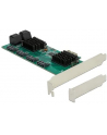 DeLOCK 8P SATA PCIe x1 card - LP - 90072 - nr 1
