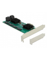 DeLOCK 8P SATA PCIe x1 card - LP - 90072 - nr 8